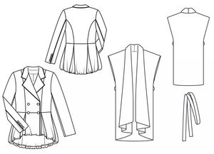 服裝工業(yè)款式圖 你真的會(huì)畫嗎 200張對(duì)照?qǐng)D 教你如何正確理解 時(shí)裝平面款式圖 附 時(shí)裝款式圖畫法